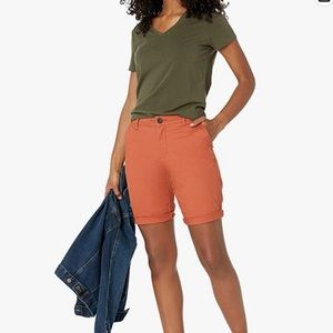 Amazon Essentials Womens 10 Inch Inseam Bermuda Chino Short in sz14